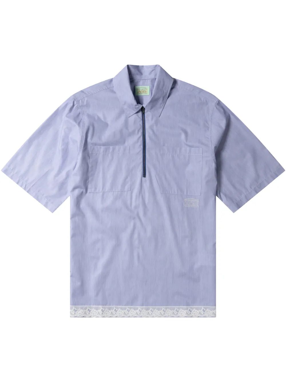 Рубашка поло на молнии Aries, синий
Рубашка поло на молнии Aries, синий