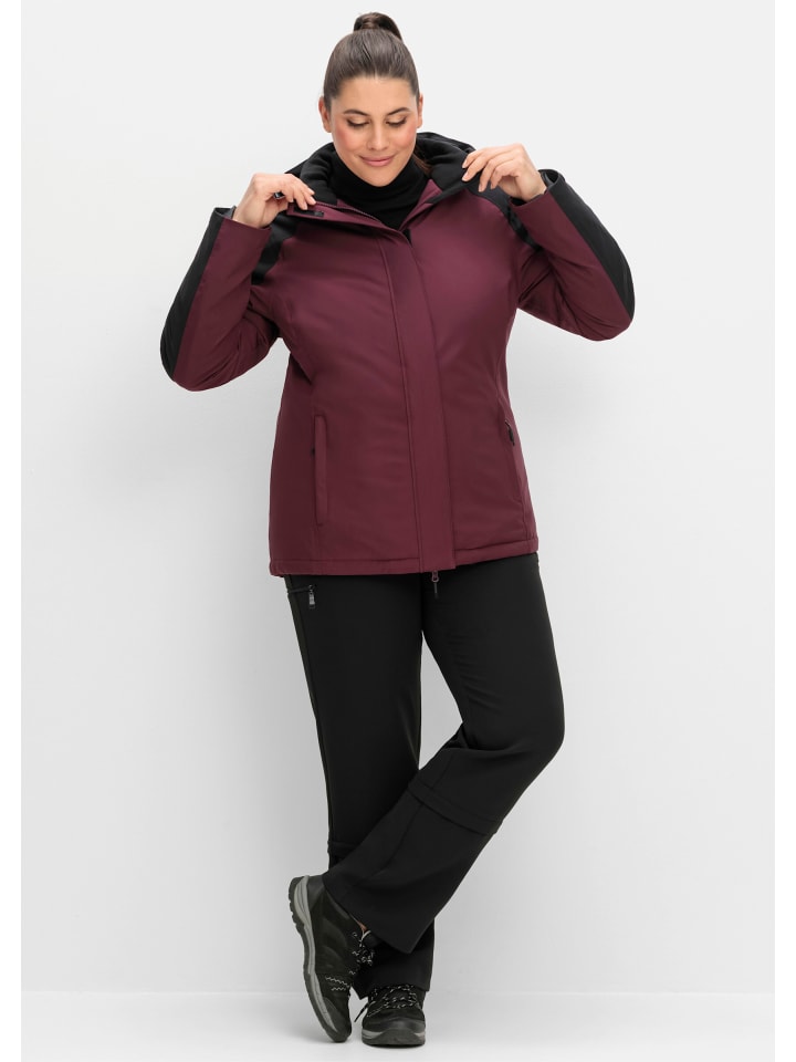 Дождевик sheego, бордово-черный
Дождевик sheego, бордово-черный