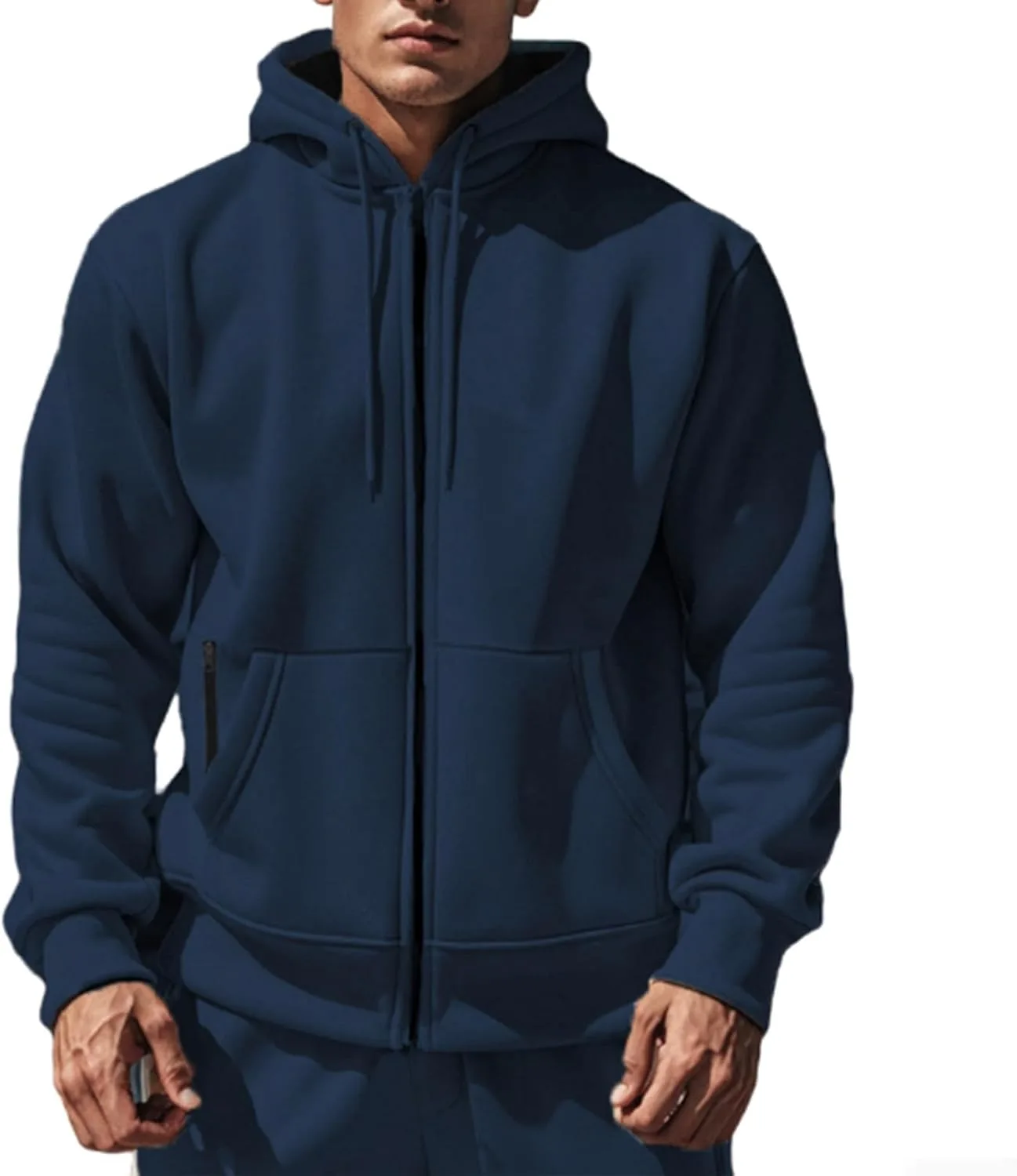 Мужская толстовка с капюшоном на молнии evzosrz, флисовая, с карманами-кенгуру
Мужская толстовка с капюшоном на молнии evzosrz, флисовая, с карманами-кенгуру