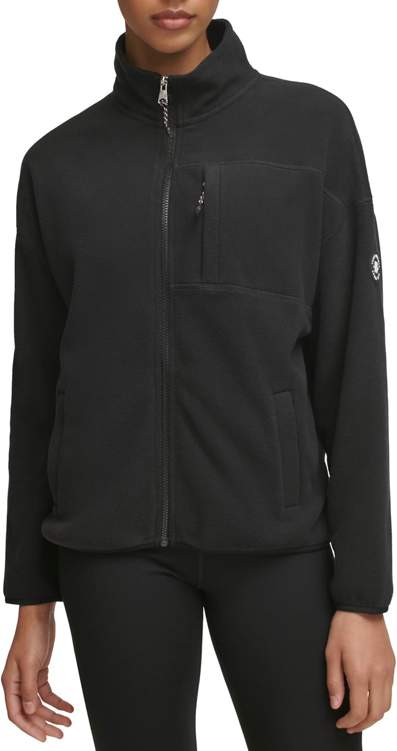 Женская флисовая куртка Tommy Hilfiger с воротником-стойкой и застежкой-молнией, Black
Женская флисовая куртка Tommy Hilfiger с воротником-стойкой и застежкой-молнией, Black