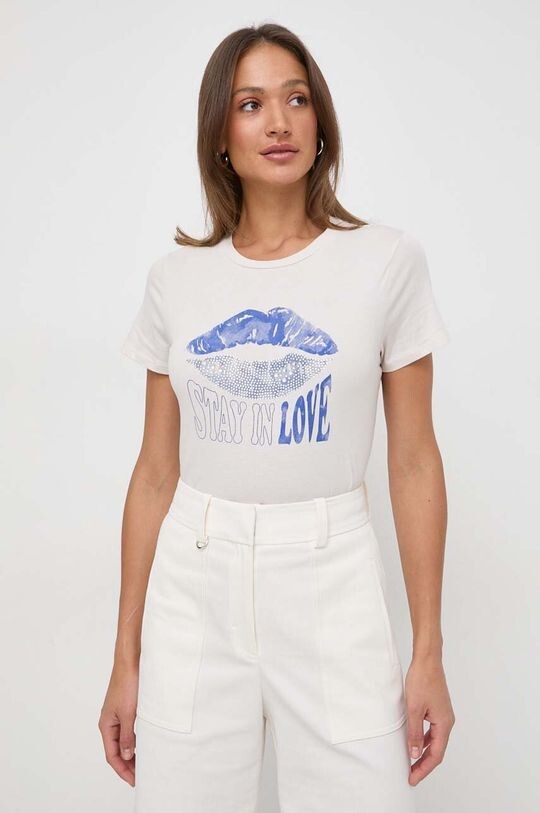 Хлопковая футболка Guess, бежевый
Хлопковая футболка Guess, бежевый