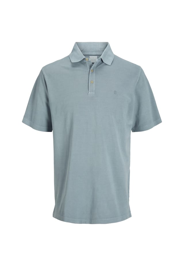 Рубашка поло William с короткими рукавами и воротником-поло Jack & Jones, синий 
Рубашка поло William с короткими рукавами и воротником-поло Jack & Jones, синий