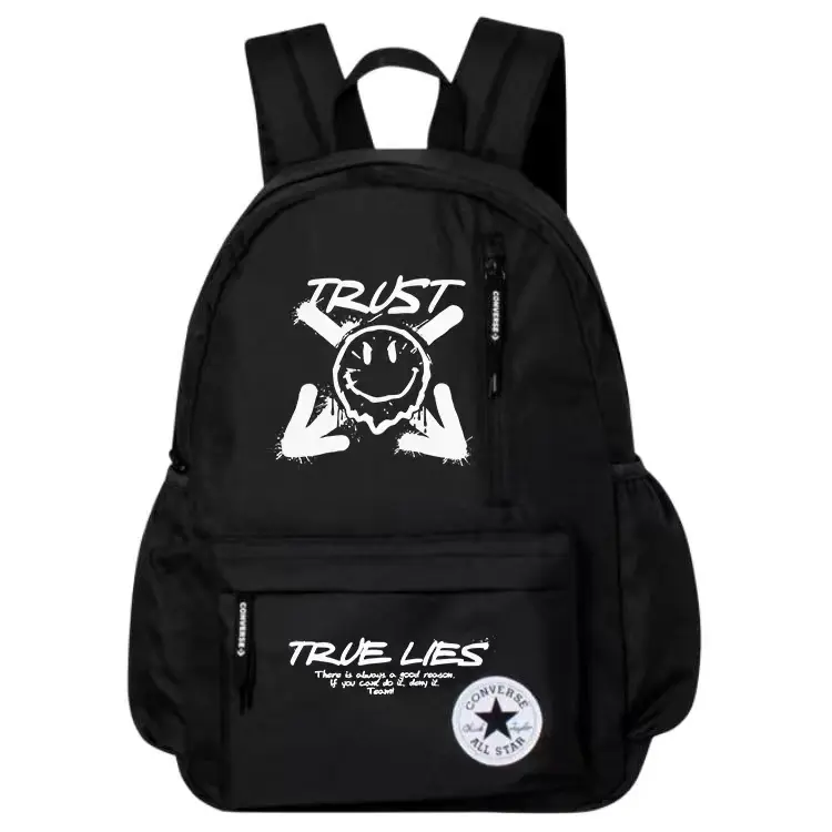 Converse Полиэстеровый рюкзак обычный унисекс черный, Smile 11
Converse Полиэстеровый рюкзак обычный унисекс черный, Smile 11