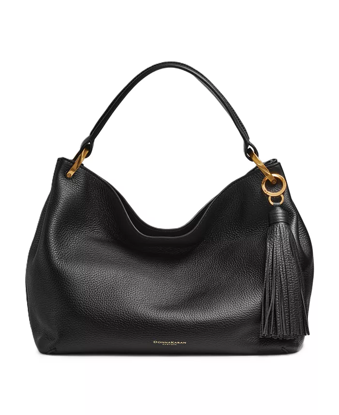 Кожаная наплечная сумка Glenwood с кисточкой Donna Karan New York, серый
Кожаная наплечная сумка Glenwood с кисточкой Donna Karan New York, серый