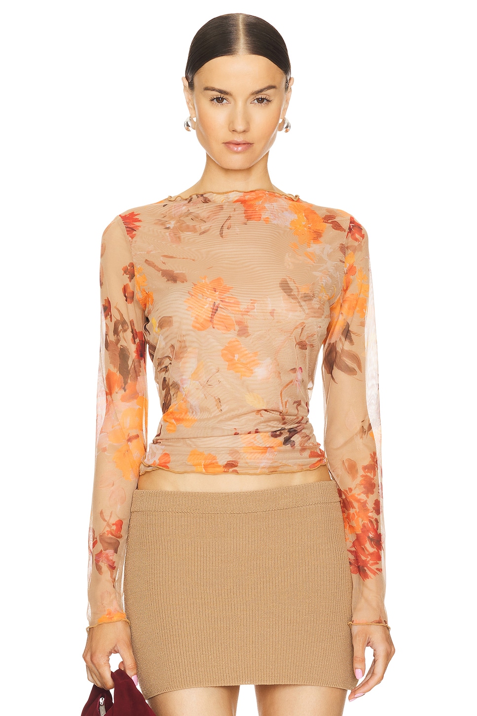 Верхняя часть сетчатого комбинезона portal Aje, мультиколор 
Верхняя часть сетчатого комбинезона portal Aje, мультиколор