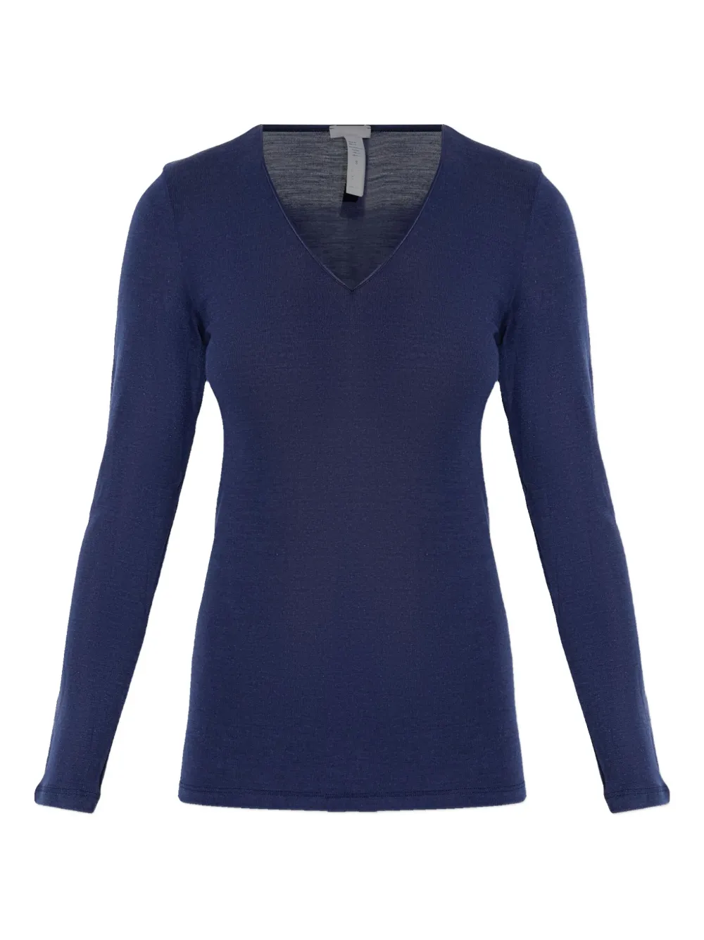 Топ с V-образным вырезом и длинными рукавами Hanro, синий
Топ с V-образным вырезом и длинными рукавами Hanro, синий