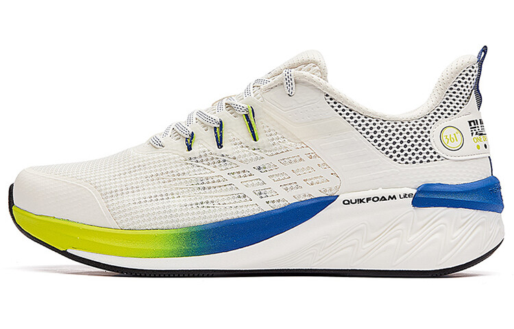 Кроссовки для бега QU!KFOAM мужские с низким верхом, белый/синий 361°
Кроссовки для бега QU!KFOAM мужские с низким верхом, белый/синий 361°