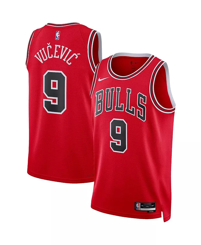 Мужская и женская баскетбольная майка Chicago Bulls в красном цвете Nikola Vucevic Swingman - Icon Edition Nike
Мужская и женская баскетбольная майка Chicago Bulls в красном цвете Nikola Vucevic Swingman - Icon Edition Nike