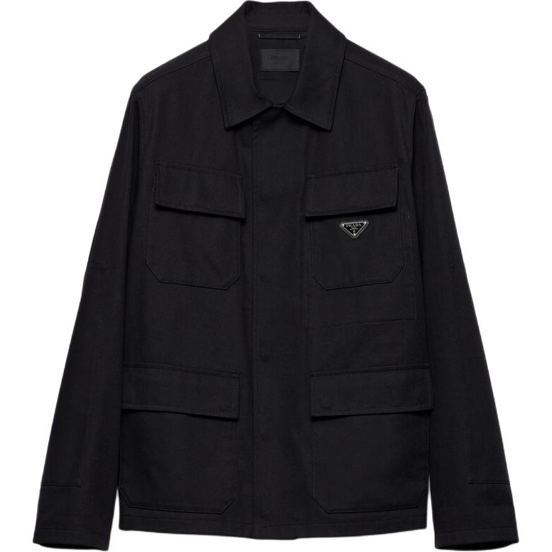 Куртка с прямым подолом и треугольным логотипом PRADA, черный
Куртка с прямым подолом и треугольным логотипом PRADA, черный