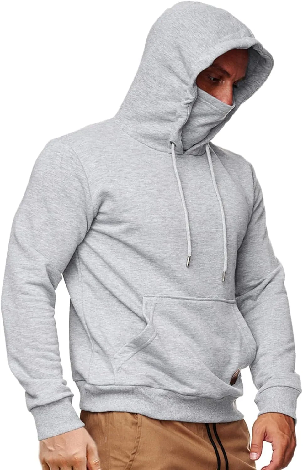 Мужской худи GPCHAN в стиле панк с капюшоном и маской
Мужской худи GPCHAN в стиле панк с капюшоном и маской