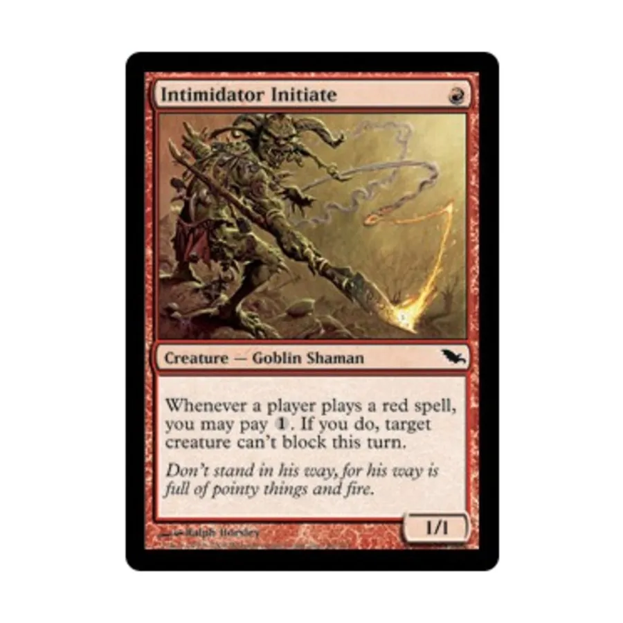 CCG Инициатор-запугиватель (С), MTG - Shadowmoor
CCG Инициатор-запугиватель (С), MTG - Shadowmoor