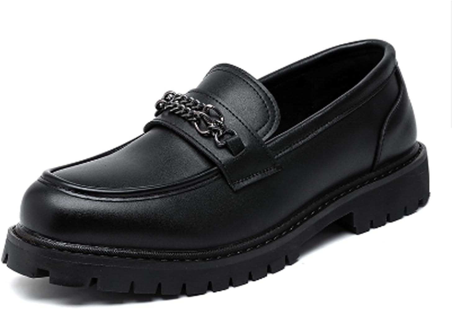 Мужские кожаные лоферы на платформе без застежек с монетницей, классический круглый носок, подошва с протектором, нескользящие деловые туфли, повседневные, для вечеринок и работы Amazideal, черный
Мужские кожаные лоферы на платформе без застежек с монетницей, классический круглый носок, подошва с протектором, нескользящие деловые туфли, повседневные, для вечеринок и работы Amazideal, черный