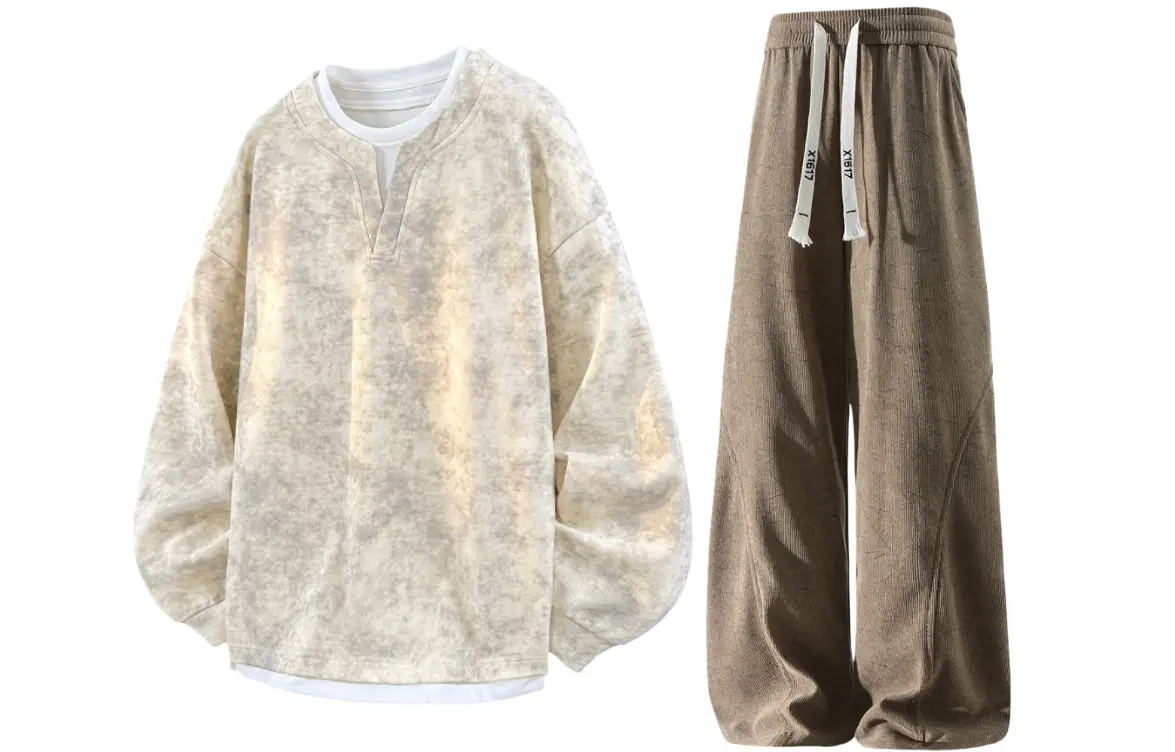 Повседневный спортивный свитшот унисекс с круглым вырезом утепленный X1617, top хаки + pants хаки
Повседневный спортивный свитшот унисекс с круглым вырезом утепленный X1617, top хаки + pants хаки