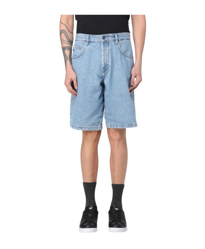 Классические джинсовые шорты Emporio Armani, синий
Классические джинсовые шорты Emporio Armani, синий