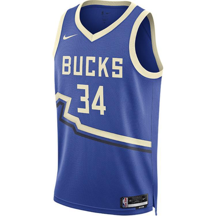 Джерси Giannis Antetokounmpo Milwaukee Bucks 2024/25 City Edition мужская Dri FIT NBA Swingman Nike, синий
Джерси Giannis Antetokounmpo Milwaukee Bucks 2024/25 City Edition мужская Dri FIT NBA Swingman Nike, синий