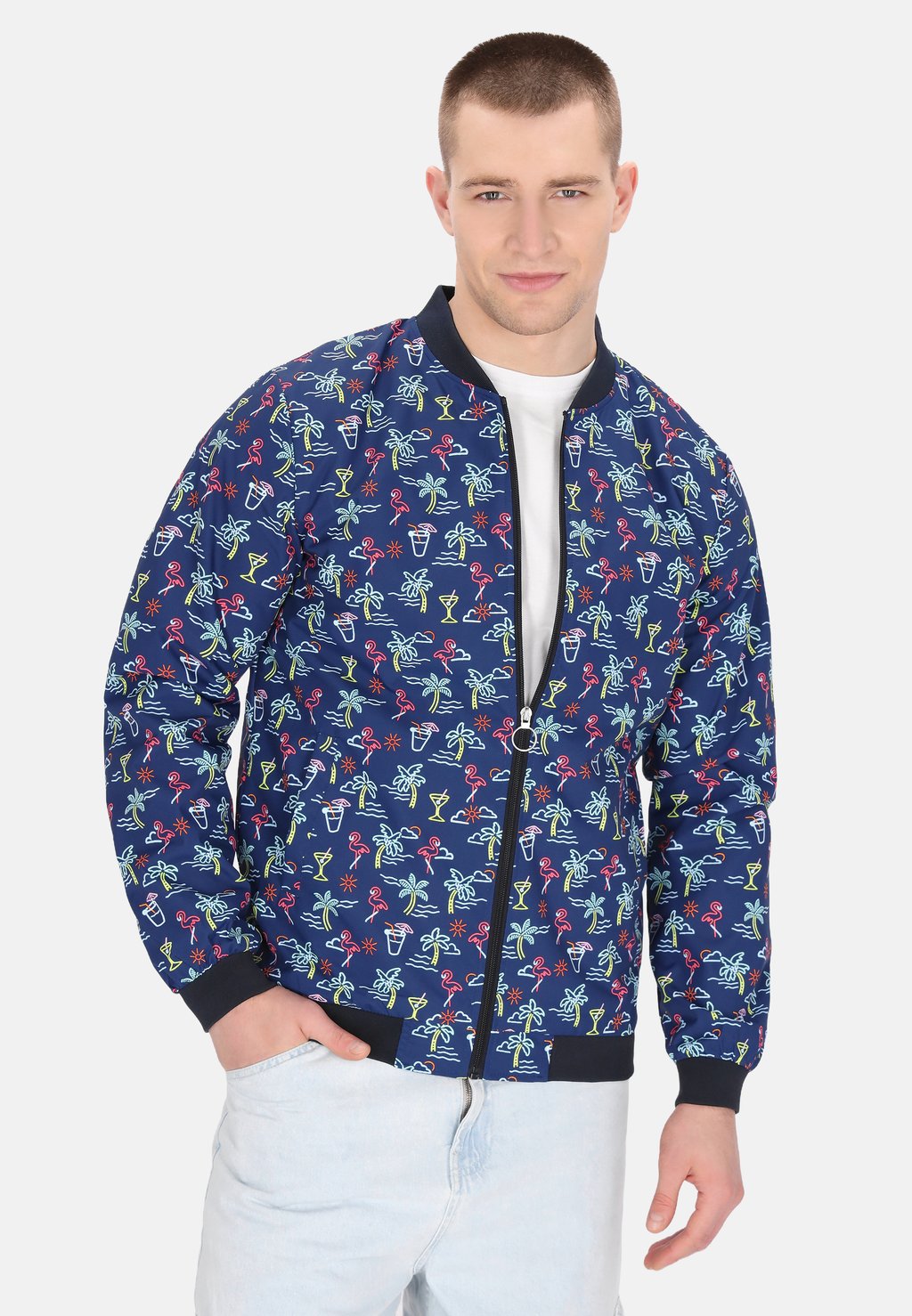 Куртка-бомбер Mo, темно-синий
Куртка-бомбер Mo, темно-синий