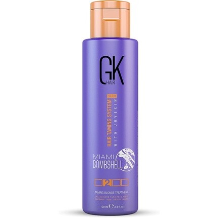 GK HAIR Global Keratin Miami Bombshell Taming Blonde Purple Blowout Treatment 100 мл 3,4 жидких унции
GK HAIR Global Keratin Miami Bombshell Taming Blonde Purple Blowout Treatment 100 мл 3,4 жидких унции