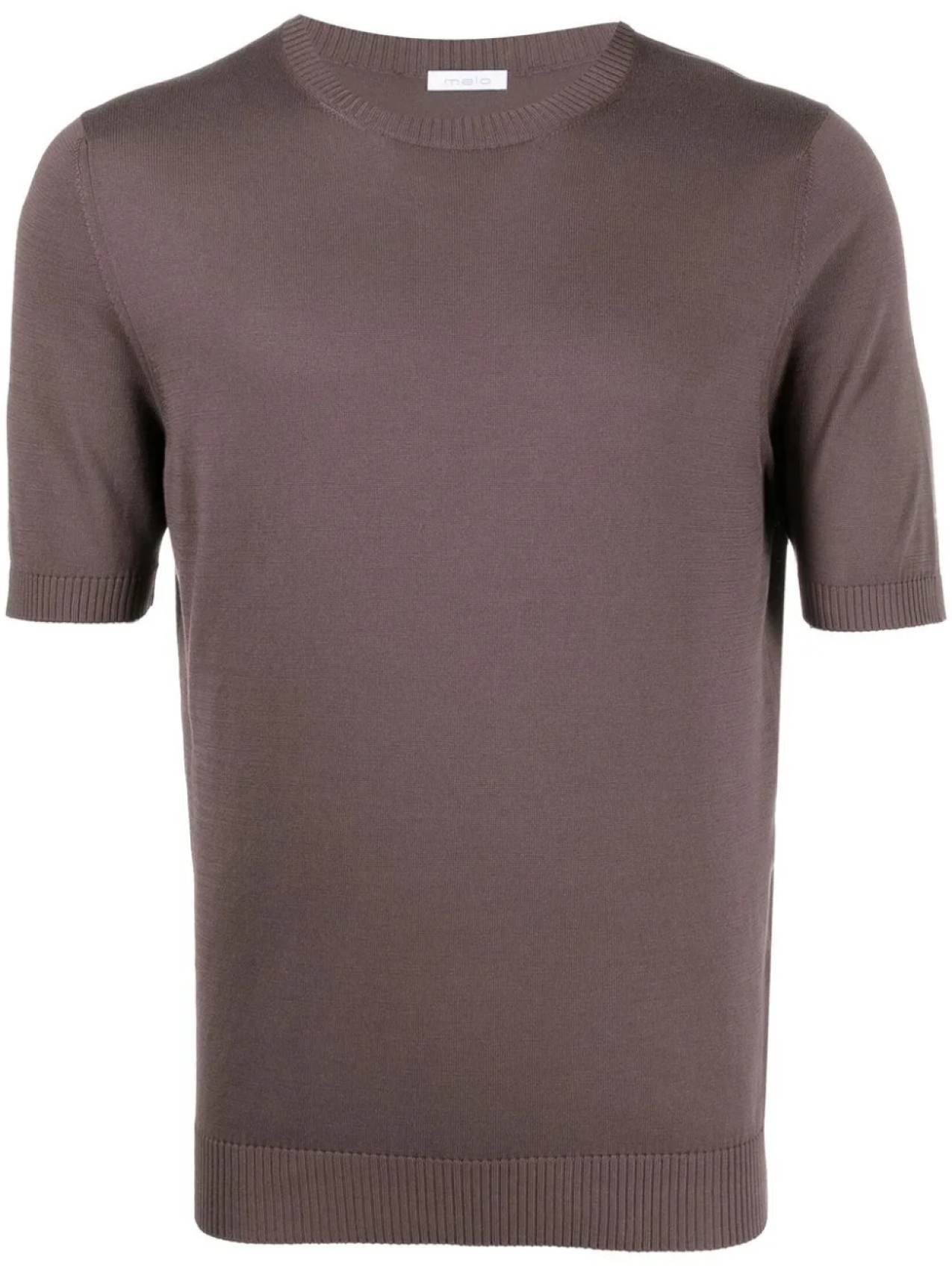 Трикотажный топ с короткими рукавами Malo, коричневый 
Трикотажный топ с короткими рукавами Malo, коричневый