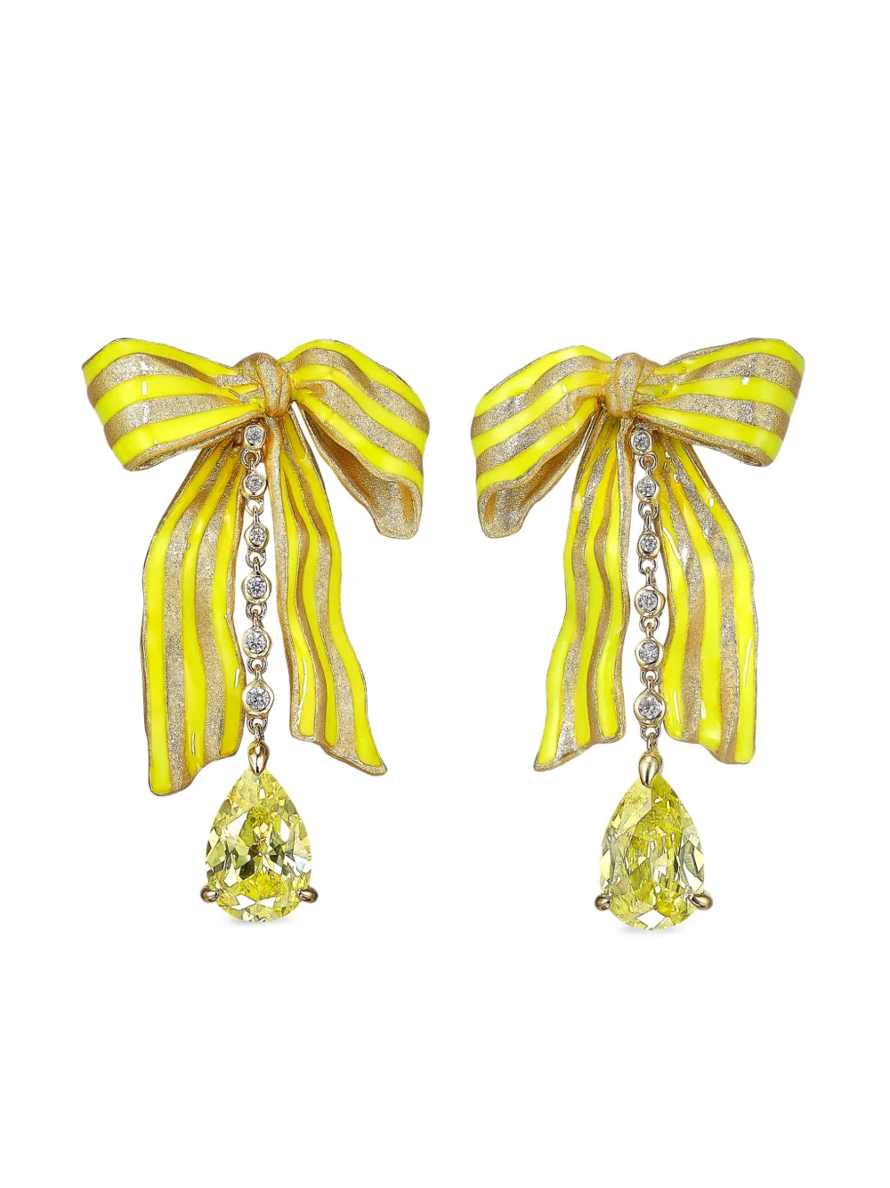 Серьги Bow из желтого золота с бриллиантами Anabela Chan, желтый
Серьги Bow из желтого золота с бриллиантами Anabela Chan, желтый