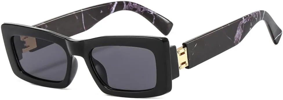 Новые солнцезащитные очки прямоугольной формы, маленькие, для мужчин и женщин, дорожные, винтажные, ретро, с защитой от УФ-излучения UV400 (2025 год) DSXLY, Black
Новые солнцезащитные очки прямоугольной формы, маленькие, для мужчин и женщин, дорожные, винтажные, ретро, с защитой от УФ-излучения UV400 (2025 год) DSXLY, Black