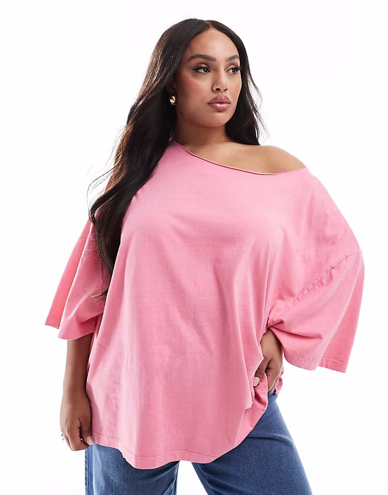 Футболка свободного кроя ASOS DESIGN Curve с заниженной линией плеч в розовом цвете ASOS Curve
Футболка свободного кроя ASOS DESIGN Curve с заниженной линией плеч в розовом цвете ASOS Curve