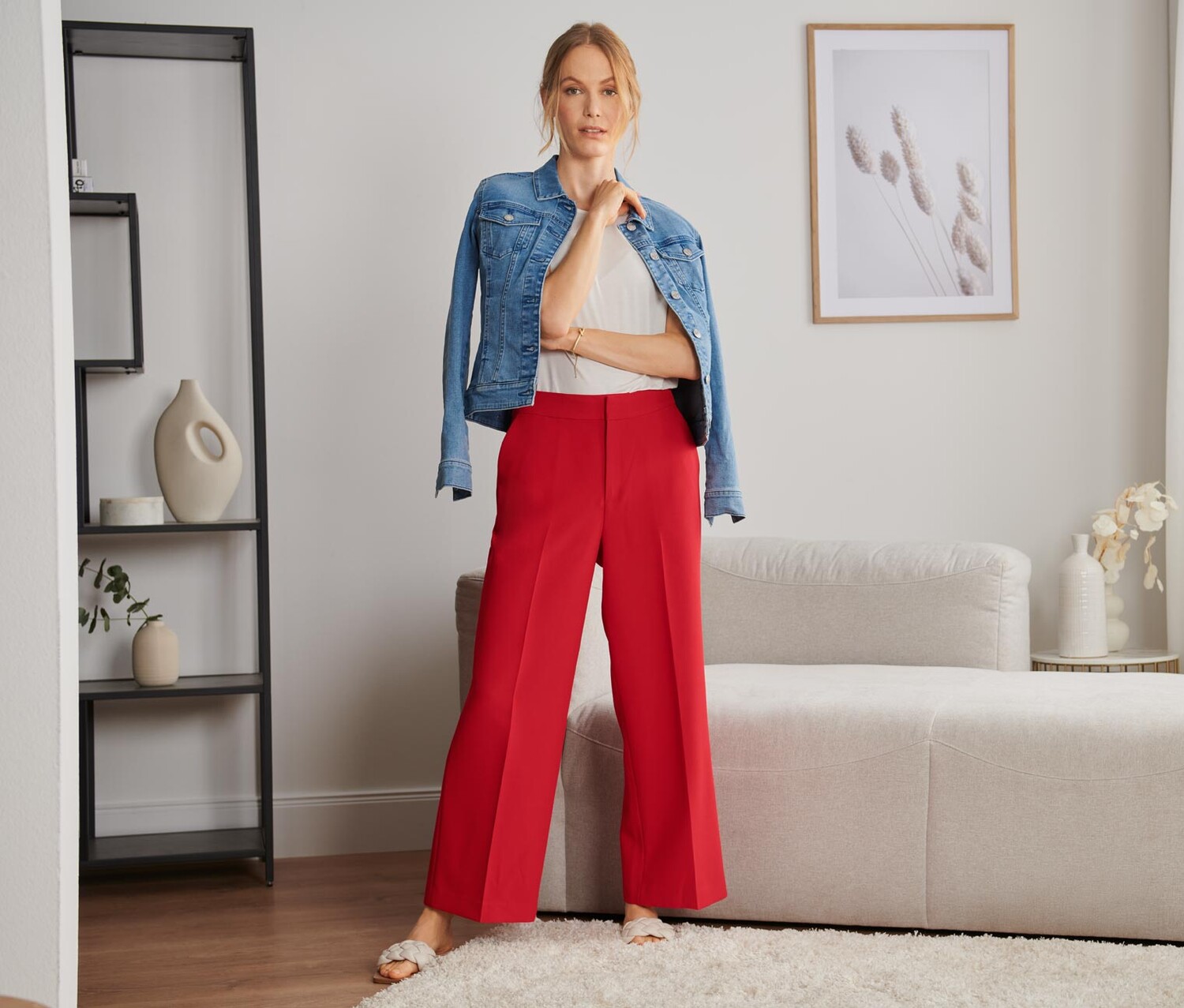 Тканые брюки Tchibo, красный
Тканые брюки Tchibo, красный