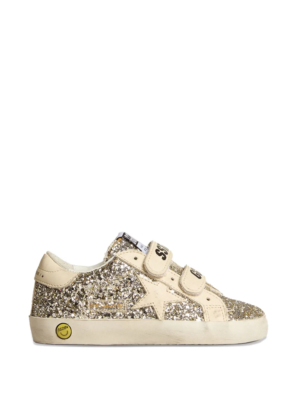 Кроссовки с нашивкой в виде звезды Golden Goose Kids, бежевый
Кроссовки с нашивкой в виде звезды Golden Goose Kids, бежевый