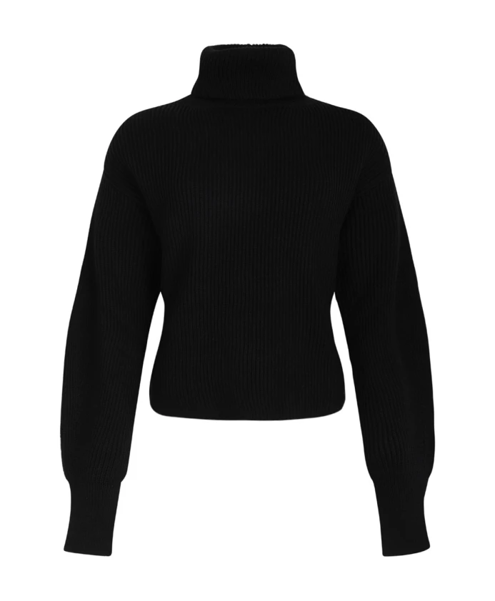 Черный свитер с высоким воротником P.A.R.O.S.H., черный
Черный свитер с высоким воротником P.A.R.O.S.H., черный