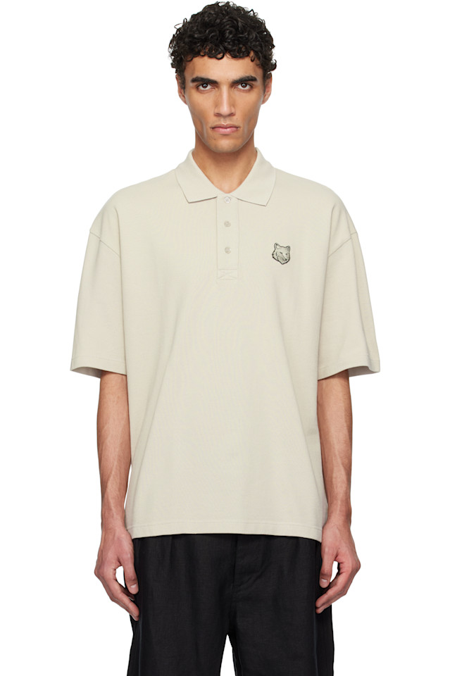 Оверсайз-поло с нашивкой в виде головы лисы Maison Kitsuné, цвет truffle
Оверсайз-поло с нашивкой в виде головы лисы Maison Kitsuné, цвет truffle