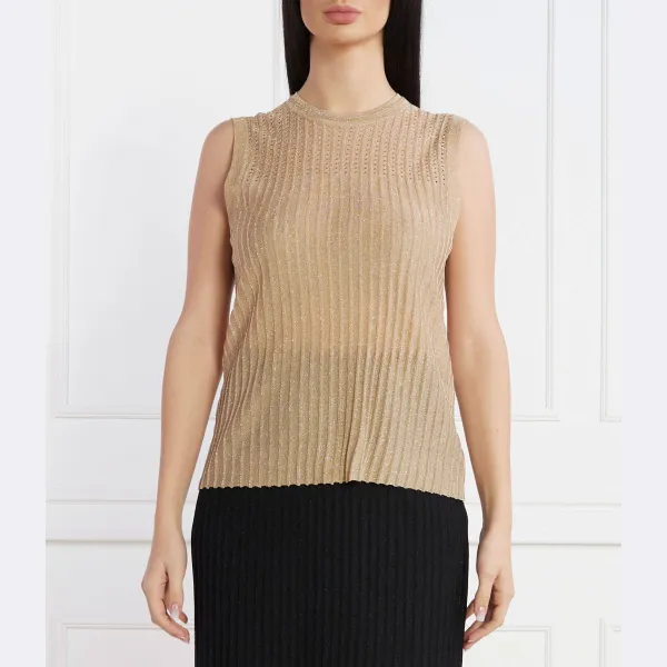 Топ стандартного кроя Twinset U&B, золотой
Топ стандартного кроя Twinset U&B, золотой