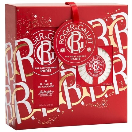 Подарочный набор Roger & Gallet Jean-Marie Farina 3,3 жидких унции спрея 3,5 унции мыла
Подарочный набор Roger & Gallet Jean-Marie Farina 3,3 жидких унции спрея 3,5 унции мыла