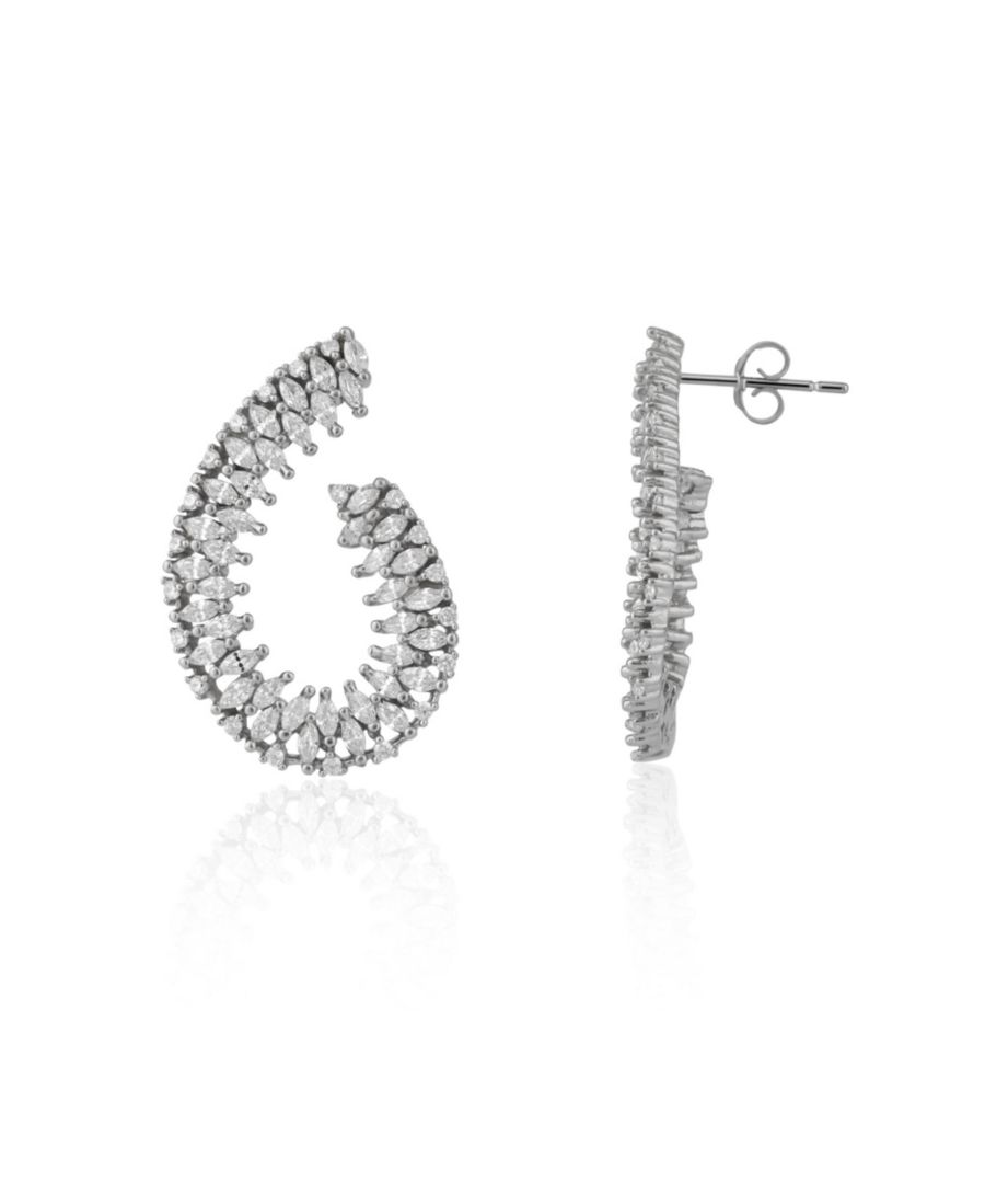 Массивные серьги в виде спирали из стерлингового серебра Spero London, Silver
Массивные серьги в виде спирали из стерлингового серебра Spero London, Silver