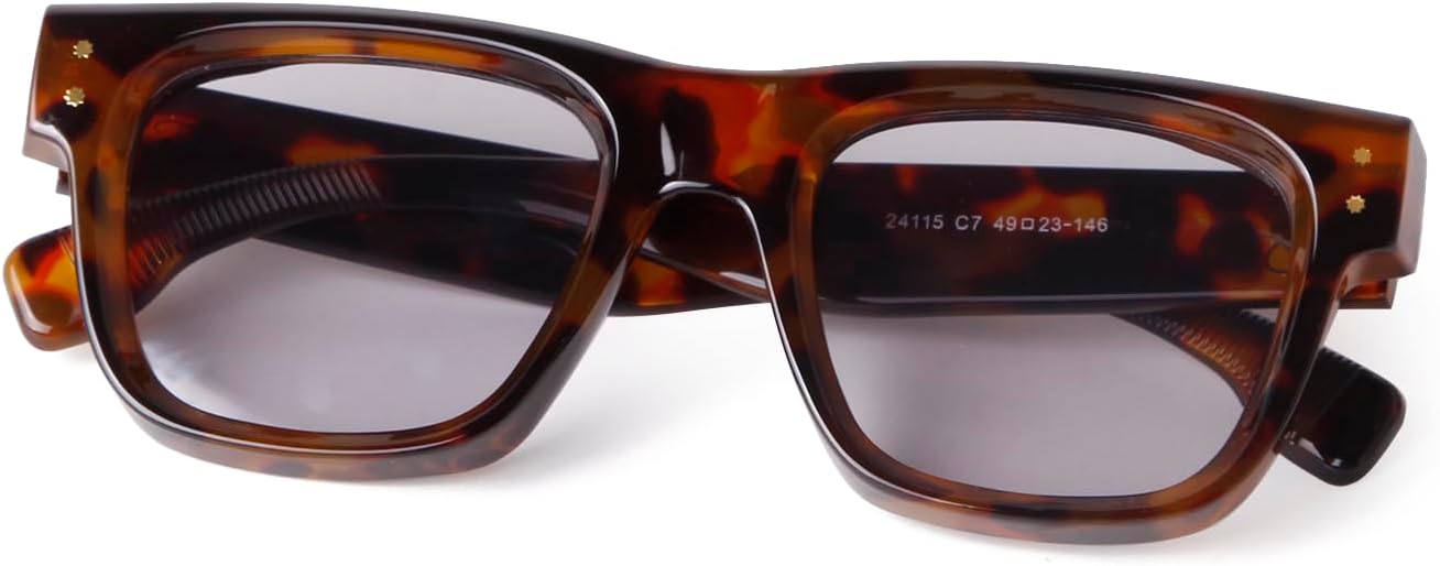 Винтажные квадратные массивные солнцезащитные очки VIA LEECA для женщин и мужчин, ретро классические солнцезащитные очки в дизайнерском стиле, Tortoise Frame Light Grey Lens
Винтажные квадратные массивные солнцезащитные очки VIA LEECA для женщин и мужчин, ретро классические солнцезащитные очки в дизайнерском стиле, Tortoise Frame Light Grey Lens