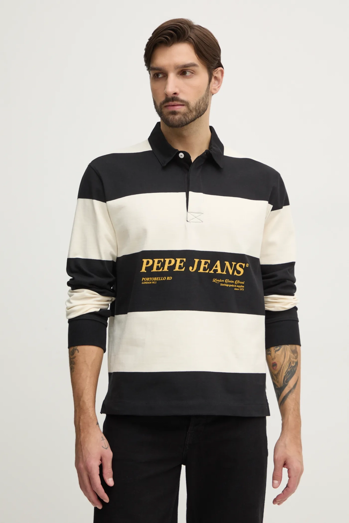 Хлопковый топ с длинными рукавами BRANDON Pepe Jeans, черный
Хлопковый топ с длинными рукавами BRANDON Pepe Jeans, черный