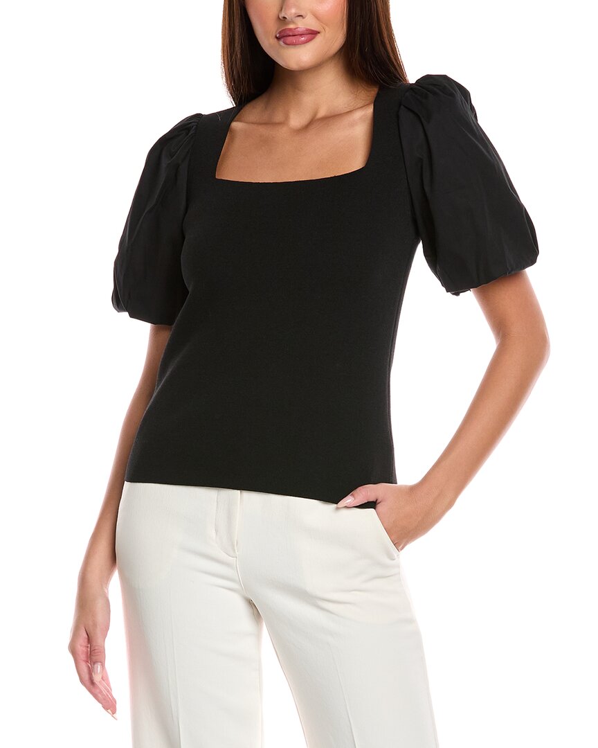 Топ-блузон Tahari из комбинированных материалов T Tahari, черный
Топ-блузон Tahari из комбинированных материалов T Tahari, черный