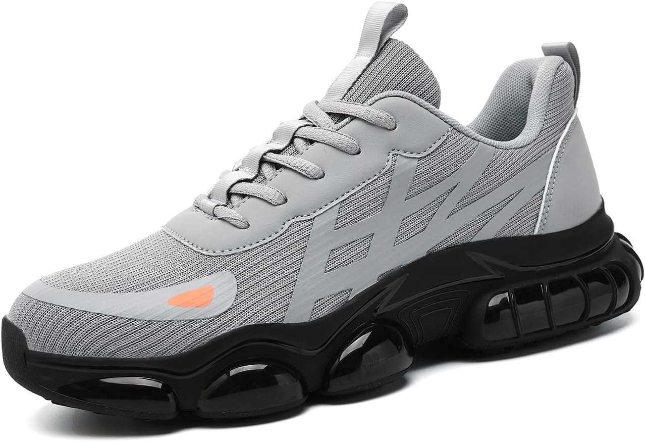 Кроссовки со стальным носком для мужчин и женщин, с защитой от скольжения, удобные, пробоотталкивающая подошва, неразрушимые, обувь на платформе Gdebyz, светло-серый
Кроссовки со стальным носком для мужчин и женщин, с защитой от скольжения, удобные, пробоотталкивающая подошва, неразрушимые, обувь на платформе Gdebyz, светло-серый