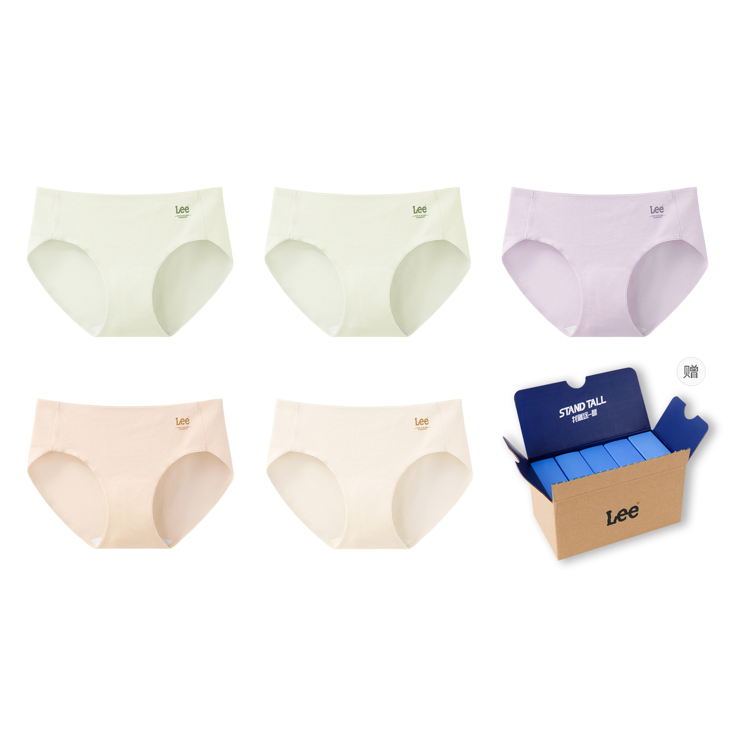 Lee Подарочный набор женского белья 5 пар
Lee Подарочный набор женского белья 5 пар