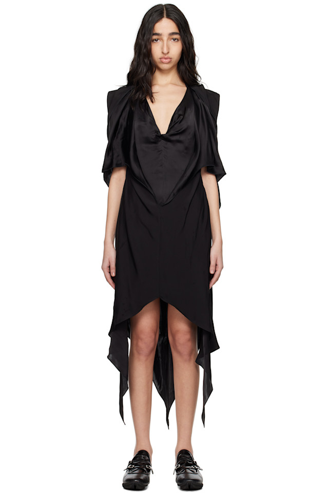 Платье миди Fornax с драпировкой Kiko Kostadinov, черный
Платье миди Fornax с драпировкой Kiko Kostadinov, черный