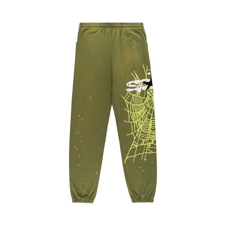 Спортивные брюки Sp5der Heavy Web Sweatpant, Olive 
Спортивные брюки Sp5der Heavy Web Sweatpant, Olive