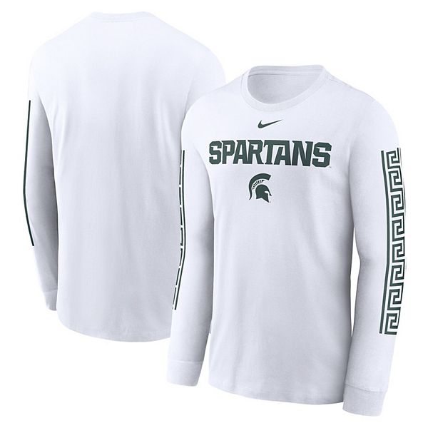 Мужская белая футболка с длинным рукавом michigan state spartans local spirit slogan Nike
Мужская белая футболка с длинным рукавом michigan state spartans local spirit slogan Nike
