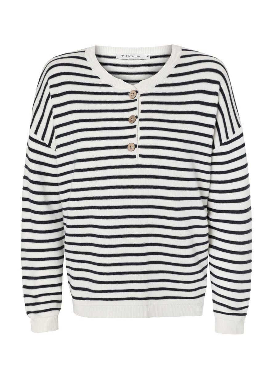 Тонкий вязаный свитер TATUUM Sweater FANNY 1, белый 
Тонкий вязаный свитер TATUUM Sweater FANNY 1, белый