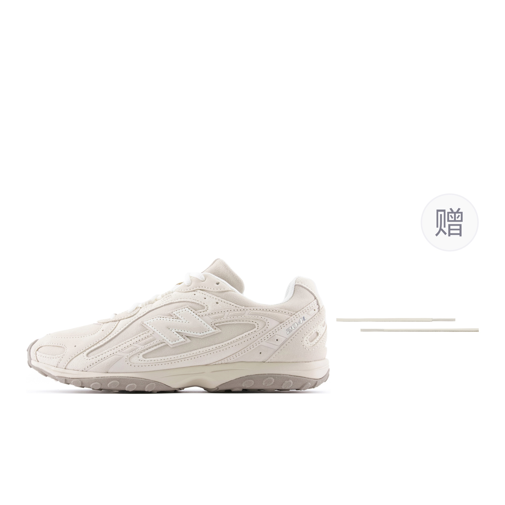 204L 'Timberwolf Linen' New Balance, экрю "comes with shoelace"
204L 'Timberwolf Linen' New Balance, экрю "comes with shoelace"