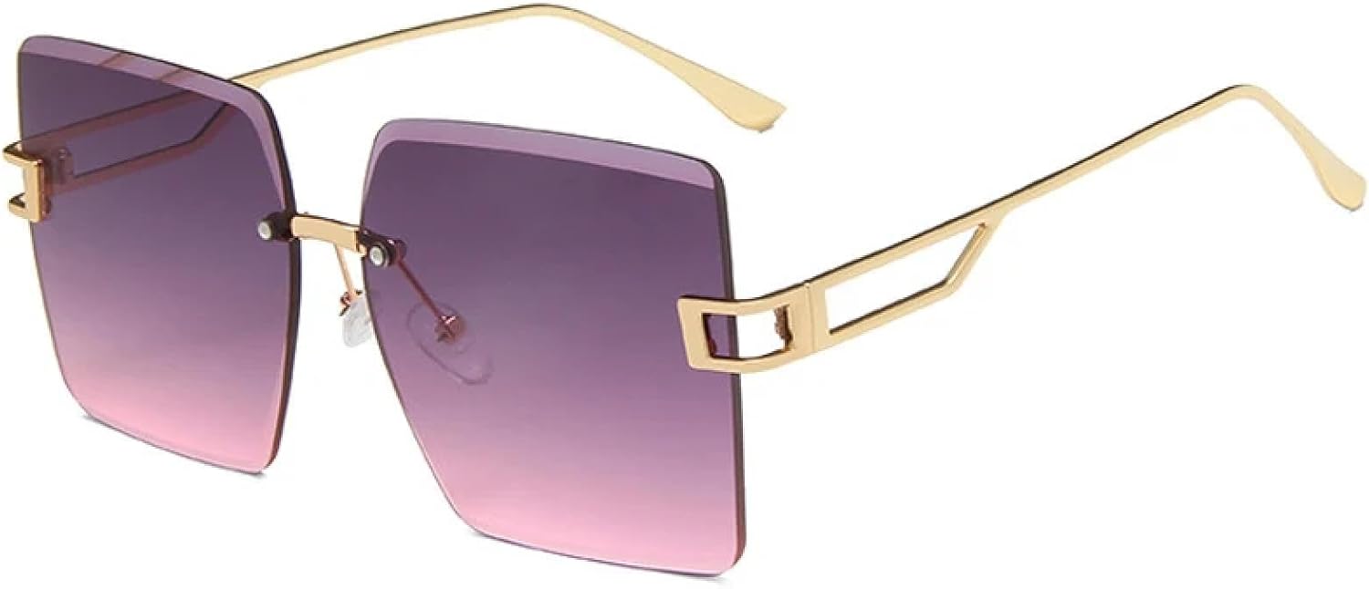 Безободковые солнцезащитные очки с вырезом для женщин и мужчин, модные, для активного отдыха, вождения, путешествий, с защитой от УФ-излучения UV400 TKKTLLT, Gold Gray Pink
Безободковые солнцезащитные очки с вырезом для женщин и мужчин, модные, для активного отдыха, вождения, путешествий, с защитой от УФ-излучения UV400 TKKTLLT, Gold Gray Pink