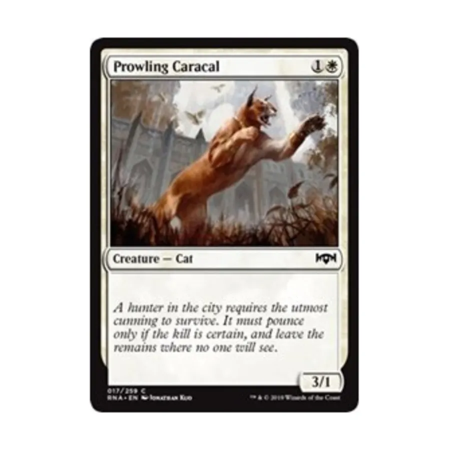 CCG Крадущийся каракал (клавиша C), MTG - Ravnica Allegiance
CCG Крадущийся каракал (клавиша C), MTG - Ravnica Allegiance