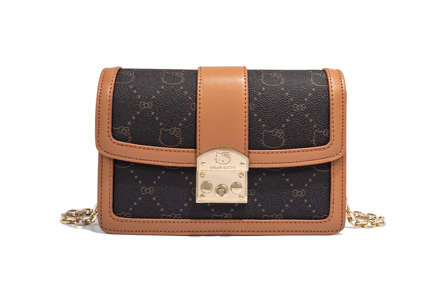 Sanrio Сумка через плечо Hello Kitty из полиуретана женская разноцветная, Dark Coffee
Sanrio Сумка через плечо Hello Kitty из полиуретана женская разноцветная, Dark Coffee