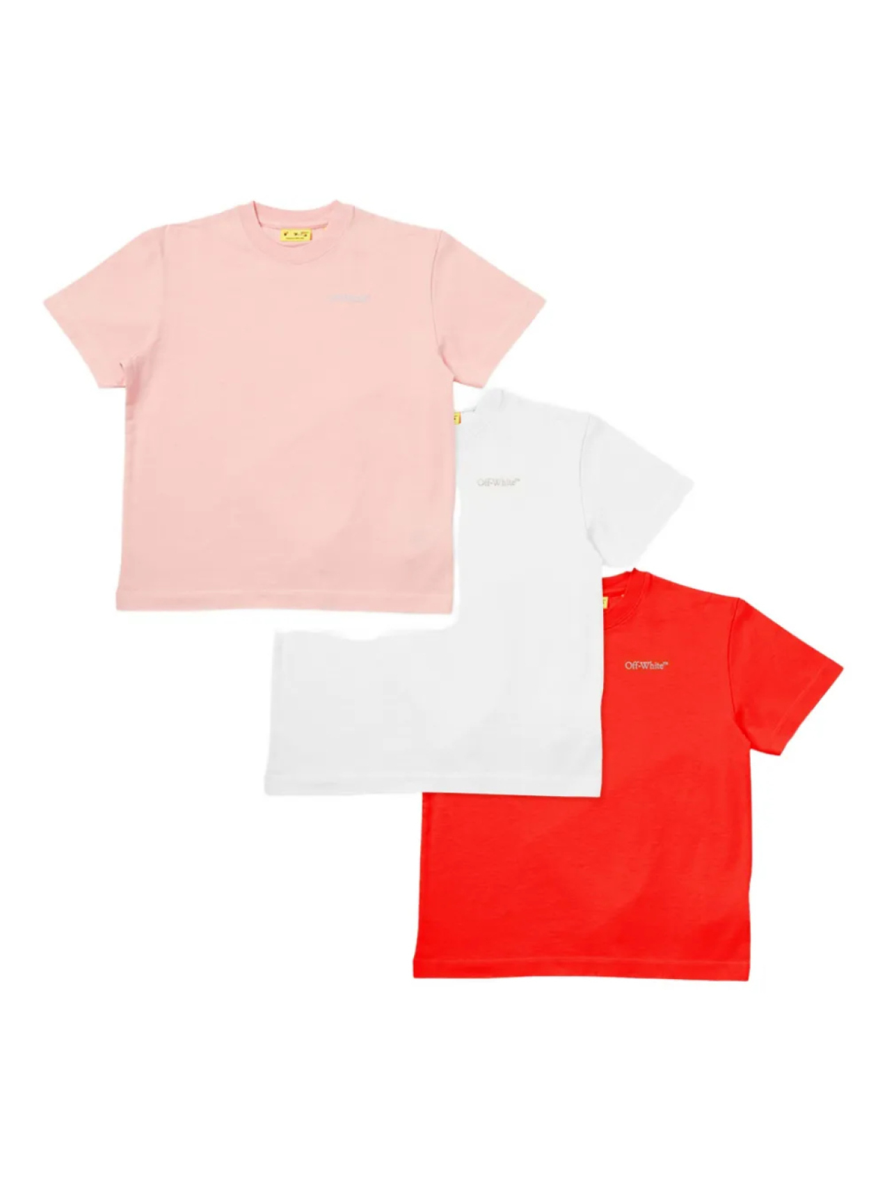 Футболка с вышитым логотипом (упаковка из трех штук) Off-White Kids, розовый
Футболка с вышитым логотипом (упаковка из трех штук) Off-White Kids, розовый
