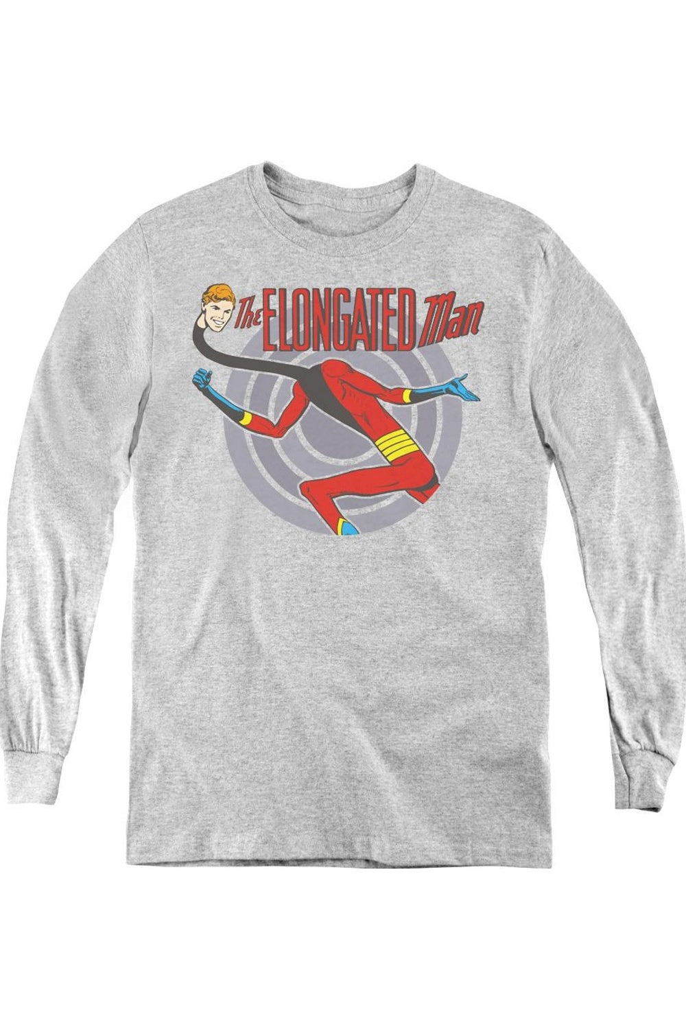 Футболка с длинным рукавом DC Comics Elongated Man для детей Gildan, Athletic Heather
Футболка с длинным рукавом DC Comics Elongated Man для детей Gildan, Athletic Heather