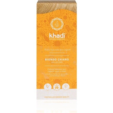 Растительная краска для волос Khadi Light Blonde, 100% натуральная и веганская, 100 г
Растительная краска для волос Khadi Light Blonde, 100% натуральная и веганская, 100 г