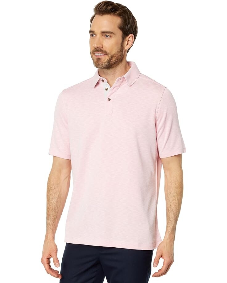 Поло Johnston & Murphy Vintage Slub, розовый
Поло Johnston & Murphy Vintage Slub, розовый