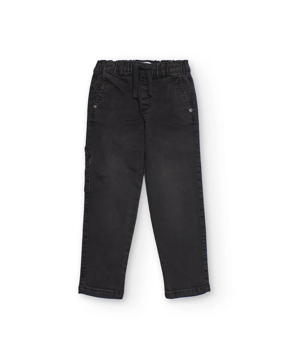 Черные детские карго-брюки с эластичным поясом Tuc tuc
Черные детские карго-брюки с эластичным поясом Tuc tuc